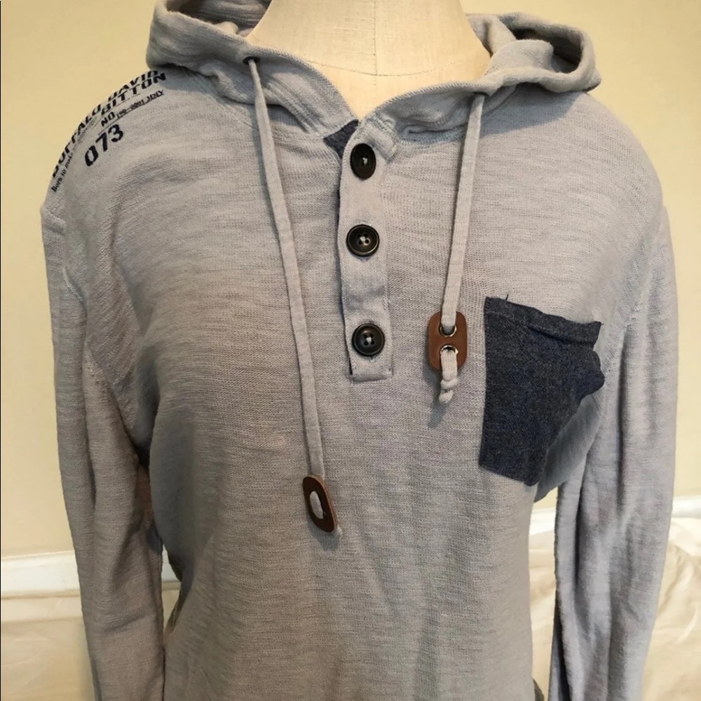 Buffalo David Bitton Hooded Long Sleeve